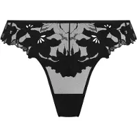 Hunkemoller String 'Ingrid Cheekini' zwart