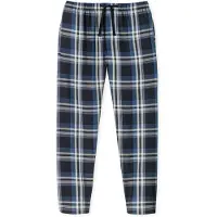 Schiesser Pyjamabroek 'Mix+Relax' donkerblauw / wit