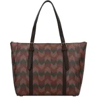 Fossil Shopper 'Carlie' mokka / gemengde kleuren