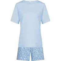 Mey Korte pyjama opaal / lichtblauw / mintgroen / wit