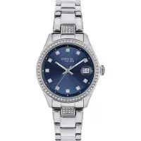 Breil Analoog horloge 'Classic Elegance' navy / zilver / transparant