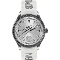 Plein sport Analoog horloge 'LINEMAN' antraciet / zilver / wit