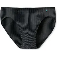 Schiesser Slip 'Long Life Soft' zwart / wit