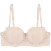 Triumph voorgevormde strapless beugelbh Vivid Spotlight lichtbeige female | Maat: E 75