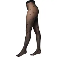Camano 20 DEN panty met motiefstitching