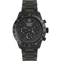 Philipp Plein Watches Analoog horloge zwart / zilver / wit