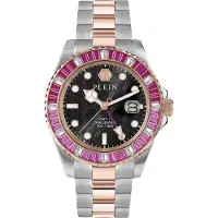 Philipp Plein Watches Analoog horloge goud / fuchsia / zilver