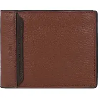 Fossil Portemonnee 'Huntington ' cognac / zwart