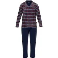 Götzburg Pyjama lang donkerblauw / gemengde kleuren