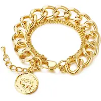 Lulu & Jane Armband goudgeel