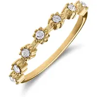 Lucardi Ring 'Klassisch' goud / zilver