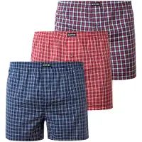 Snocks Heren Boxershorts 3-Pack, Losse Fit, Zacht Biologisch Katoen, Comfortbund, Duurzaam