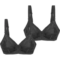 Triumph BH ' Doreen + Cotton ' zwart