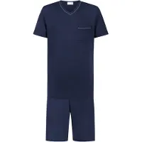 Mey Pyjama kort 'Pure Night' donkerblauw