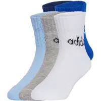 Adidas 5-pack kinder sokken blauw