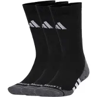 Adidas Sportsokken 'Performance Grip CLIMACOOL Cushioned Crew 3 Pairs' grijs gemêleerd / zwart / wit