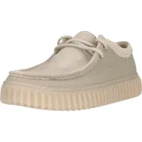 Clarks Veterschoen 'Torhill Low' wit