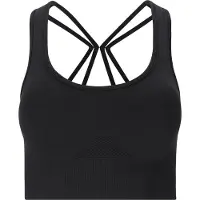 Athlecia - Women's Missori V2 Seamless Bra - Sportbeha S/M, zwart