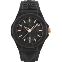 Plein sport Analoog horloge 'New Fearless' rose-goud / zwart / zilver