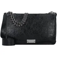 Seidenfelt Manufaktur Schoudertas Vejen Shoulderbag Glossy Black Zwart