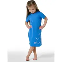 Schiesser Nachthemd ' It's a Girls World ' aqua