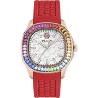 Philipp Plein Analoog horloge goud / lichtrood / wit