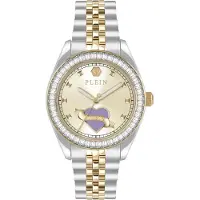 Philipp Plein Watches Analoog horloge 'Valentine' goud / lila / zilver