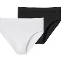 Schiesser Broekje zwart / offwhite