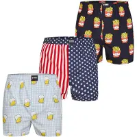 Happy Shorts Boxershorts 'Print Sets' gemengde kleuren
