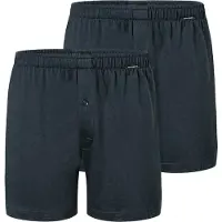 Schiesser Boxershorts ' Basic ' nachtblauw