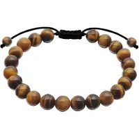 True Rebels Armband bruin / zwart