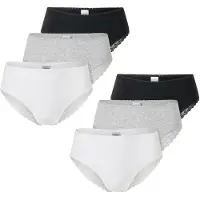 Schiesser Slip ' Modern Multipacks ' grijs gemêleerd / zwart / wit