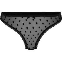 Hunkemoller String 'Phoebe' zwart