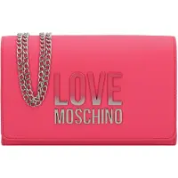 Moschino Clutch 'Smart Daily' grijs / pink