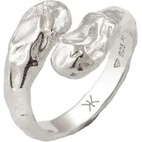 KUZZOI - Ring - Wikkelring Heren Biologisch 925 Sterling Zilver Geschenken voor Mannen - Heren