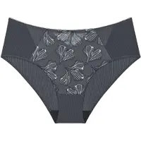 Triumph Slip ' Wild Iris Florale Maxi ' antraciet