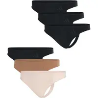 Adidas String ' Sport Active Seamless Thong ' cappuccino / lichtroze / zwart