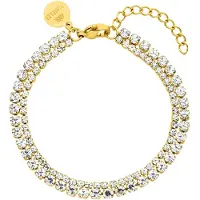Purelei Armband 'Festive' goud / transparant