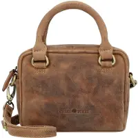 Green Burry Handtas 'Vintage' bruin / sepia