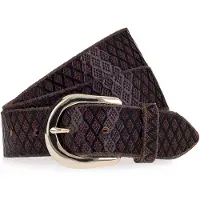 B.belt Riem donkerbruin / goud