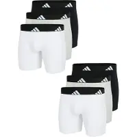 Adidas Boxershorts ' Active Flex Cotton ' zwart / wit