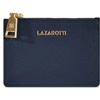 Lazarotti Etui 'Bologna' donkerblauw / goud