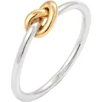 Elli Ring 'Knoten' goud / zilver