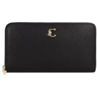Coccinelle C-Me Portemonnee Leder 18 cm zwart