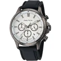 Nautica Analoog horloge zwart / zilver / wit