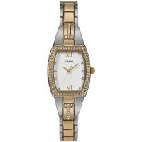 Timex Analoog horloge 'Main Street Tonneau' goud / zilvergrijs
