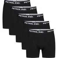 Petrol Industries Boxershorts 'Turbo' zwart / wit