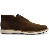 Manfield Bruine suède chelsea boots | Maat 45