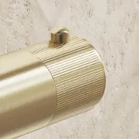 Saniclear Brass Stripes temperatuurknop voor opbouw thermostaatkranen (SK38378, SK24881 en SK24882)