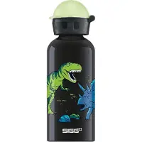SIGG drinkfles Glow Moon Dinos - 0,4l aluminium kindvriendelijk.